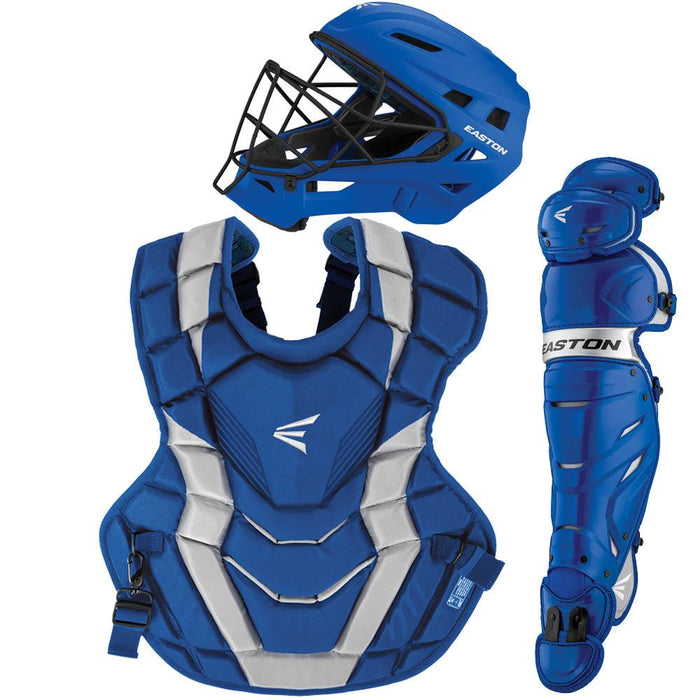 Easton Elite-X Boxed Intermediate Box Catcher's Set: A165425 Equipment Easton Royal-Silver 