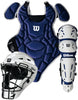 Wilson EZ Gear 2.0 Youth Baseball Catcher’s Set Size L/XL: WB572020 Equipment Wilson Sporting Goods Royal-White 