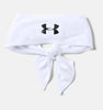 Under Armour Tie Headband Apparel Under Armour White 