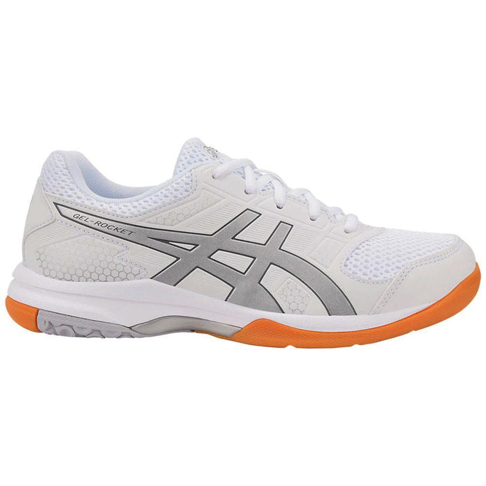 Asics Gel-Rocket 8 Womens Volleyball Shoe: B756Y Footwear Asics 6 White 