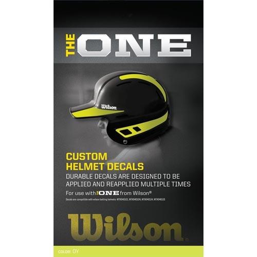 Wilson The One Helmet Decals Equipment Wilson Sporting Goods 