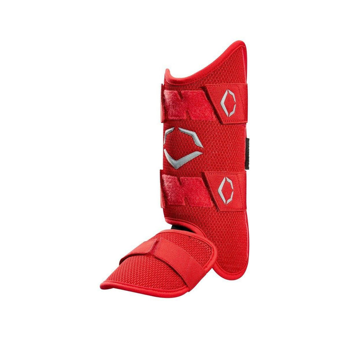 EvoShield Adult PRO-SRZ Batter's Leg Guard: WTV1200 Equipment EvoShield Left Hand Batter Red 